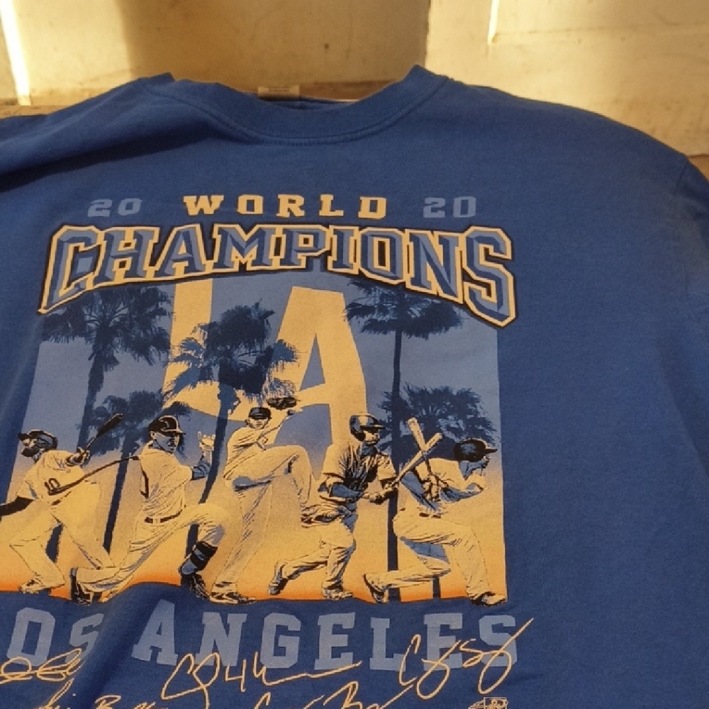 Gildan Blue World Champions Graphic Tee
